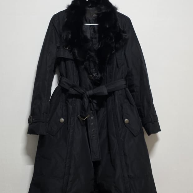 잇미샤 여우털 퍼 자켓