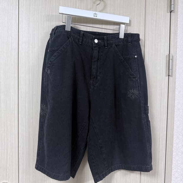 [4]폴리테루 24ss 1/2 해머 데님 블랙 초판