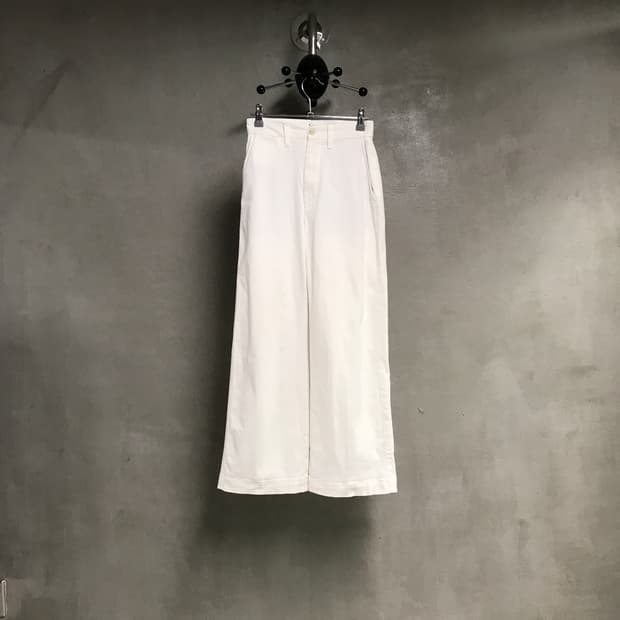 폴로 랄프로렌 와이드 치노 팬츠 화이트 0(W)