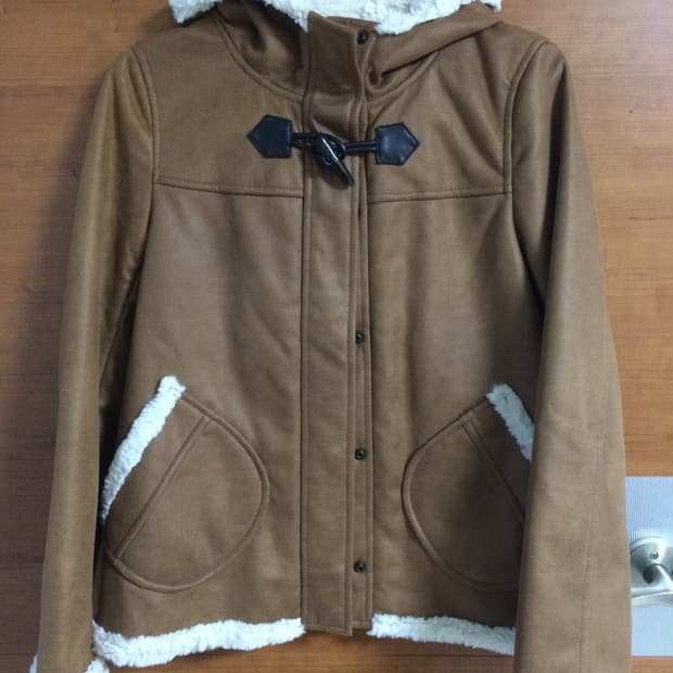 빈티지 브라운 떡코 무스탕