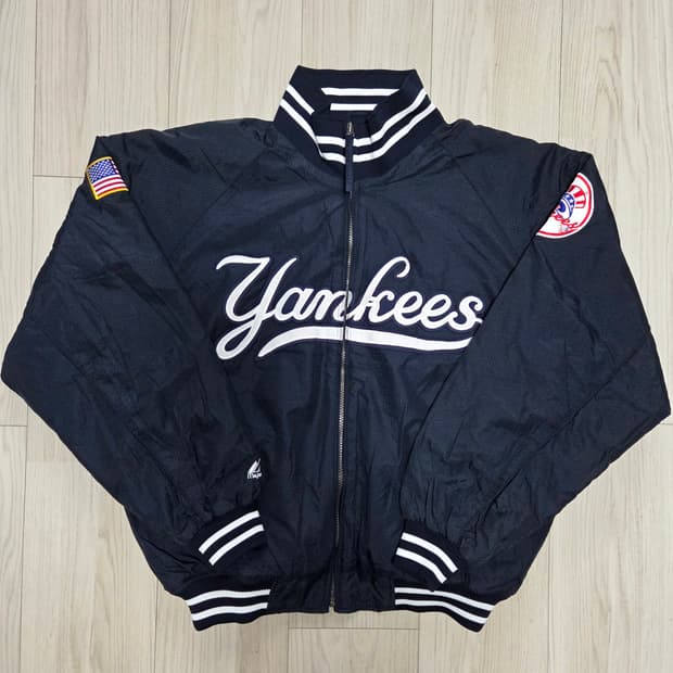 마제스틱 뉴욕 양키스 자켓 L