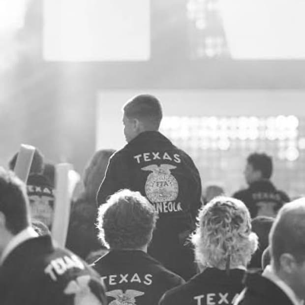 Vintage FFA Texas burgundy Jacket XL