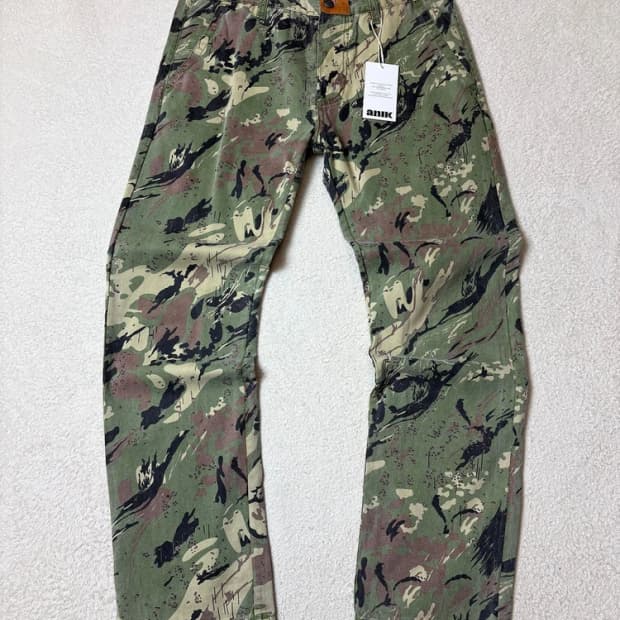 더 헌드레드 The Hundreds 스트레이트 카모 코튼팬츠 PN6603