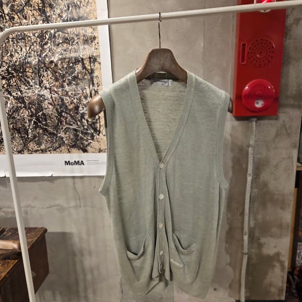 버버리 아이리시 리넨 베스트