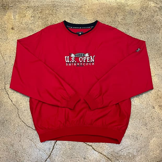 미국 빈티지 us open 풀오버 바람막이