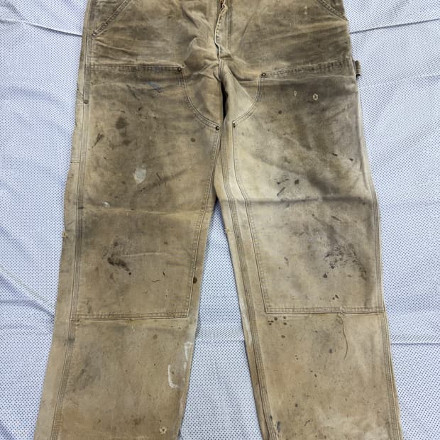 90s 칼하트 더블니 팬츠 b01 62w