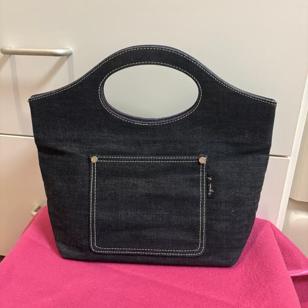 agnès b. 아네스베 데님 토트백