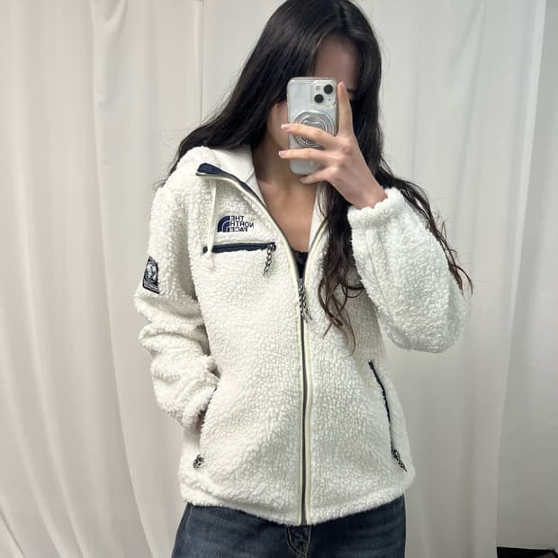 The North Face White Fleece