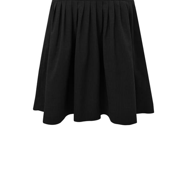 체메씨 스커트 BOW TUCK MIDI SKIRT (BLACK)