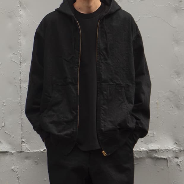 [3]코모리 블랙데님 집파카 25aw