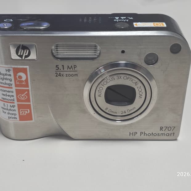 HP 포토스마트 R707 빈티지 디지털카메라