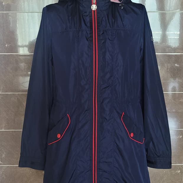 👠여성66사이즈👠macaw 골프브랜드 네이비 바람막이