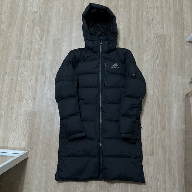 아디다스 덕다운 후드 롱패딩 S/90 