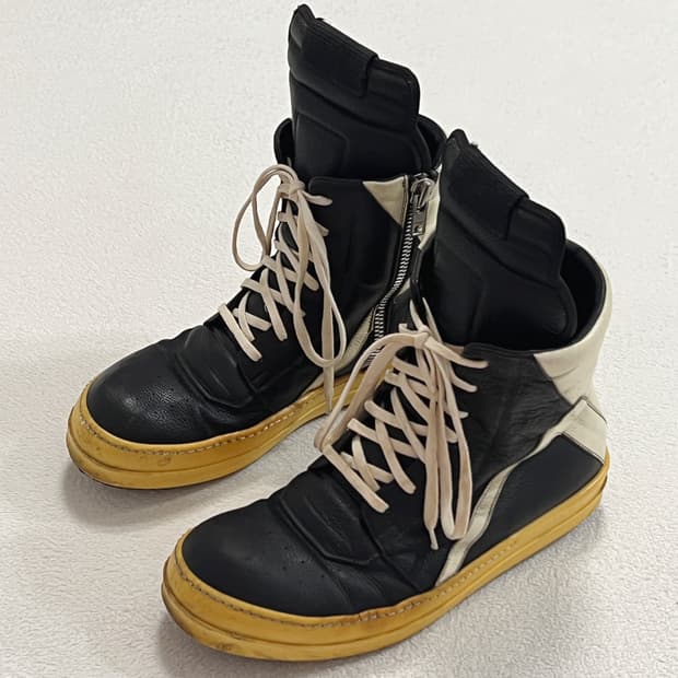 릭오웬스 15SS 지오바스켓 모노크롬 LVAP