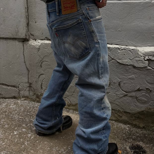 90s LEVIS 517 denim boots cut pants