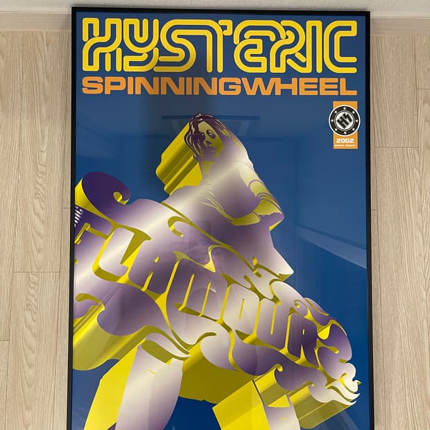 히스테릭글래머 스피닝 휠 포스터 AD2002 HYSTERIC