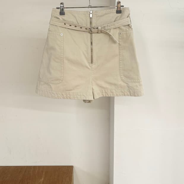 이자벨 마랑 아이보리 에뚜왈 파라나 벨티드 쇼츠