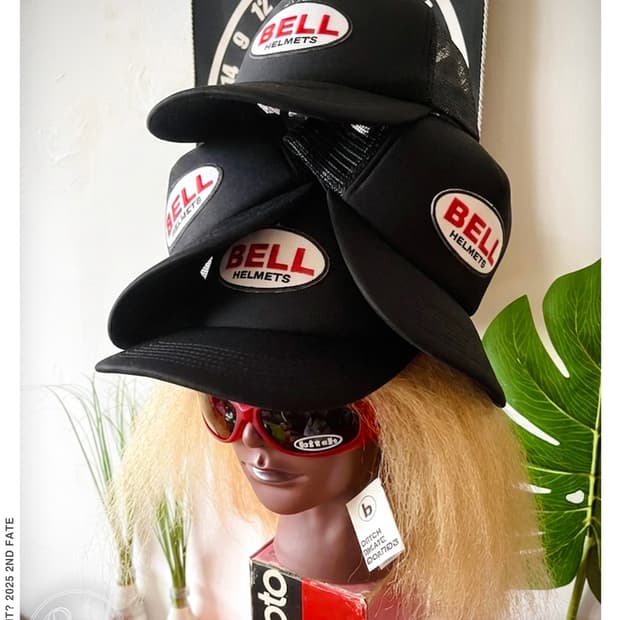 Vintage "BELL Helmets" Patch Trucker Cap