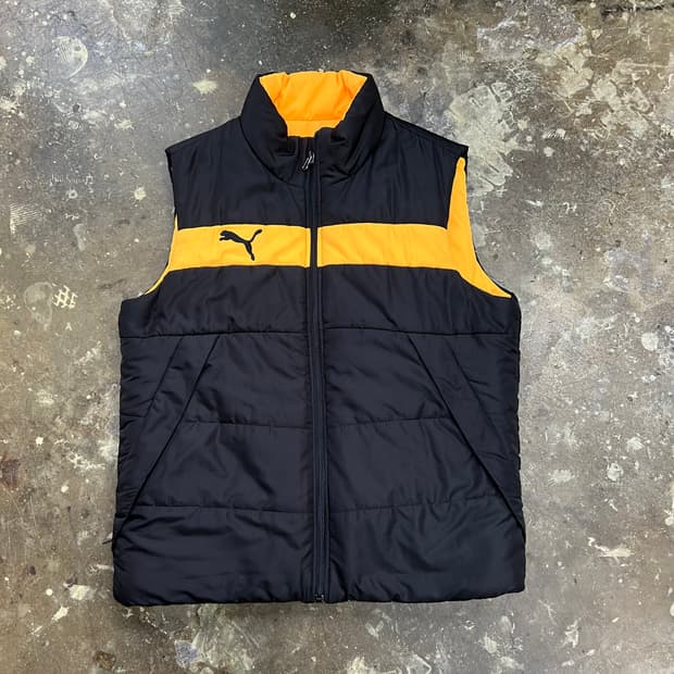 M) 푸마 리버시블 양면 패딩조끼 패딩 베스트