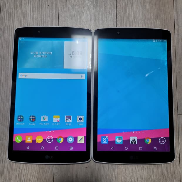 LG G패드 8.0 태블릿 화이트 2대 일괄
