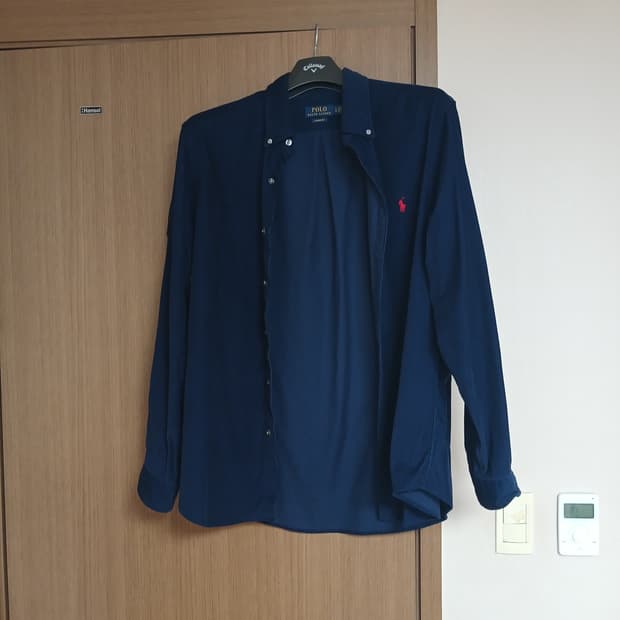 폴로 랄프로렌 네이비 코듀로이 셔츠XL
