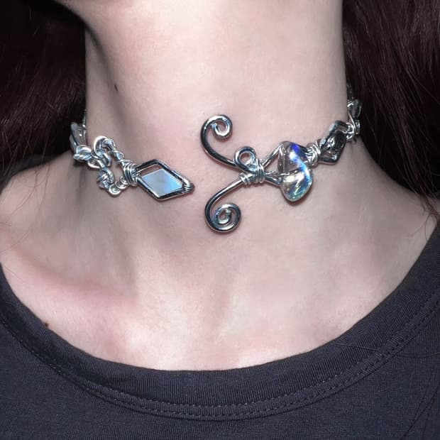 💎🪽🤍✦ choker