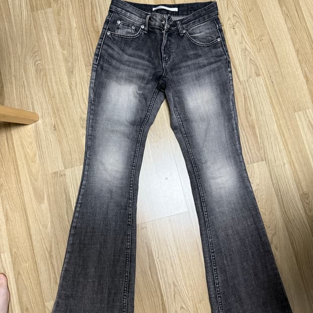 보헤미안서울 그레이 부츠컷 바지 s