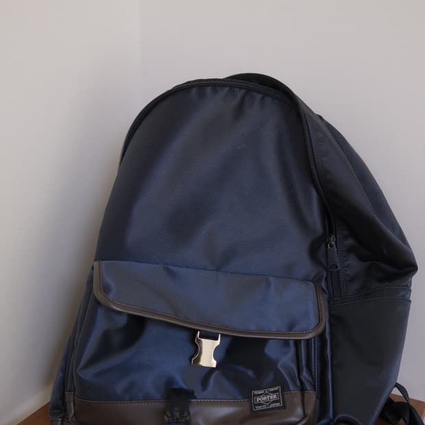 요시다 포터 백팩 네이비 브라운 Yoshida porter