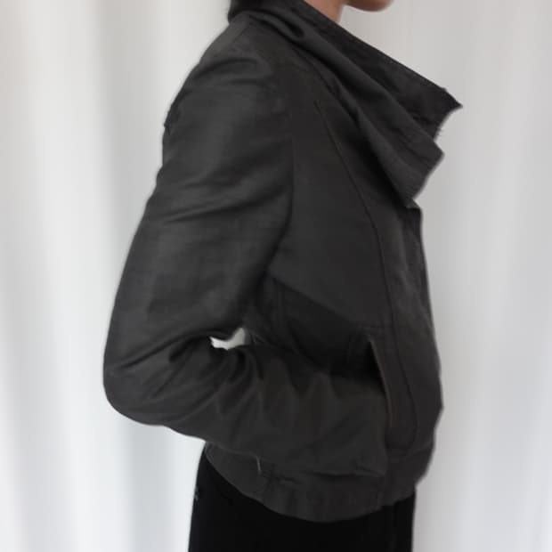 UNTITLED high-neck jacket