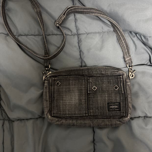 요시다 포터 데님 숄더백