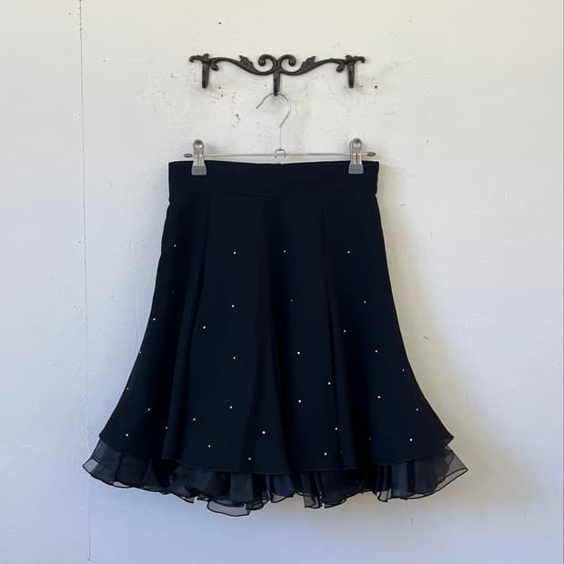Japan vtg 비즈 큐빅 스커트