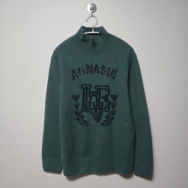 안나수이 큐빅 캐시미어 니트 / 여성니트 /여자 니트 