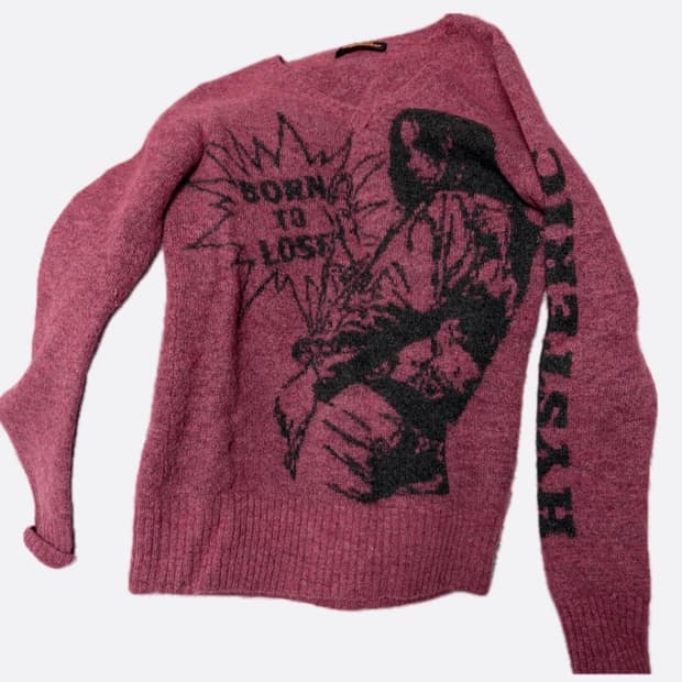 히스테릭 글래머 빈티지 니트