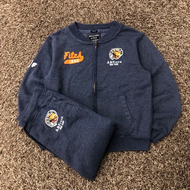 아베크롬비 인디언 트레이닝 스웻 세트 셋업