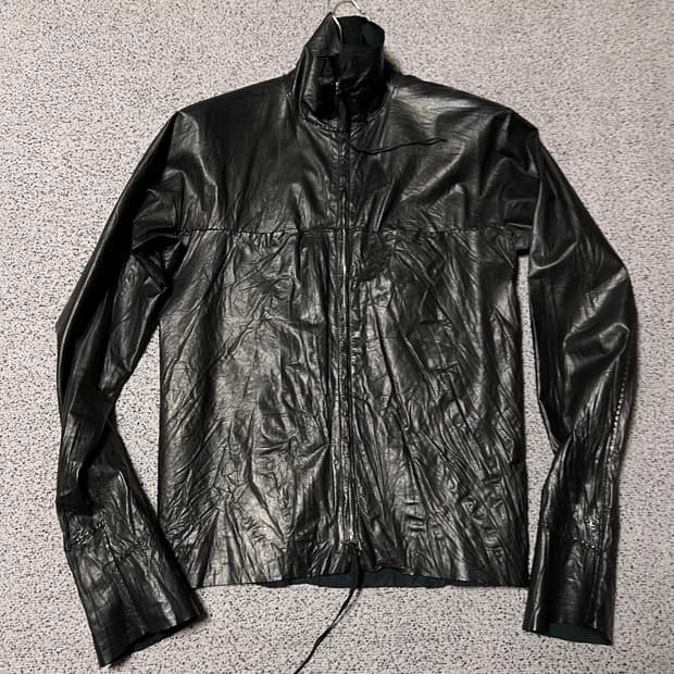 M.a+ maurizio amadei cow leather jacket