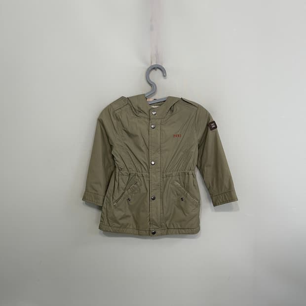 닥스 키즈 스트링 트렌치코트 110 카키