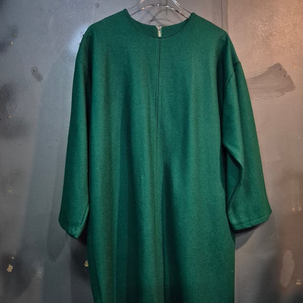 초록 울 원피스 프리사이즈 