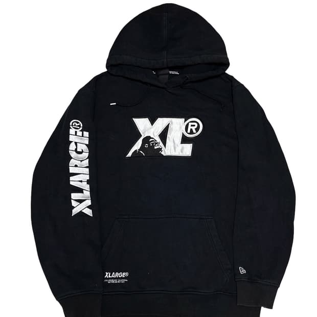 뉴에라x엑스라지 블랙 후드티