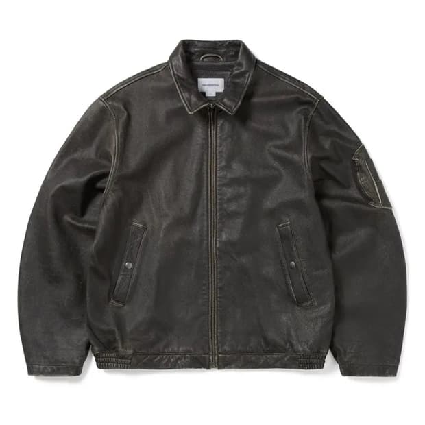 S구매// 디스이즈네버댓 플라이트 레더자켓