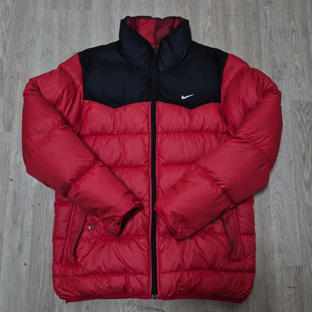 나이키 리버시블 배색 덕다운 패딩 점퍼 M(95)