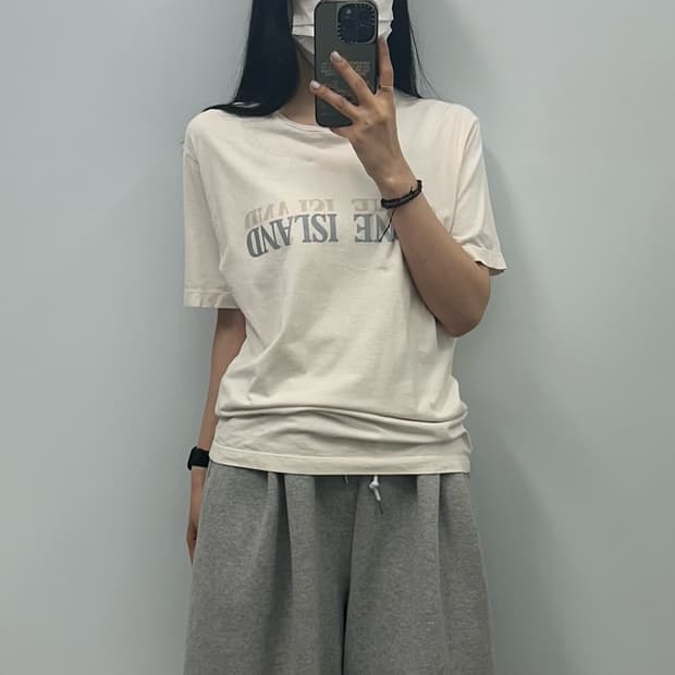 스톤아일랜드 리플렉티브 반팔 티셔츠 