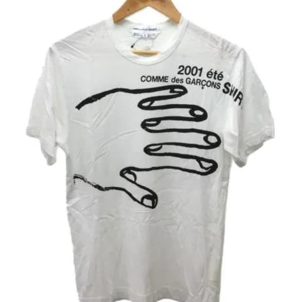 꼼데가르송 셔츠 2001 핸드사인 아카이브 반팔 티셔츠 M