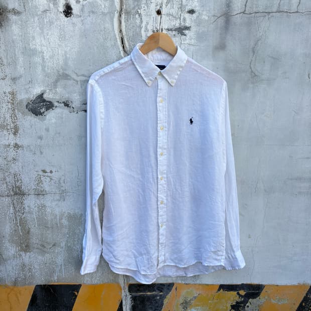Polo 폴로 흰색 린넨 셔츠