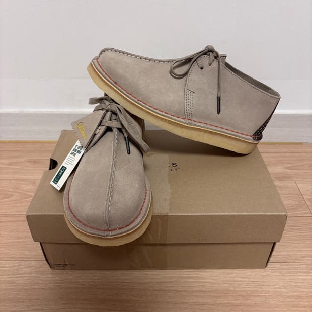 새상품) 245 클락스 데저트 트랙 샌드 스웨이드