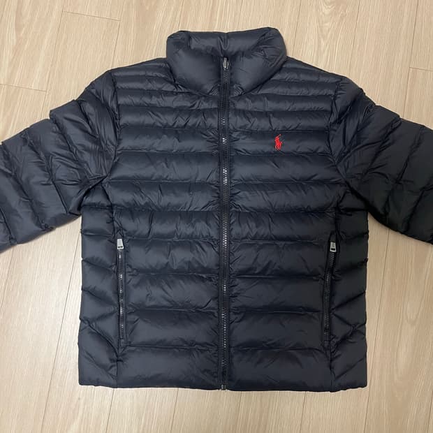 폴로 패커블 패딩 블랙 새재품