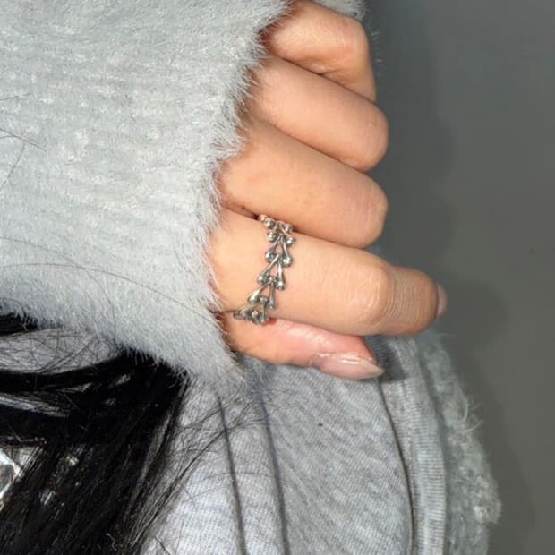 <새상품>실버925 반지 오픈링 빈티지링 은반지 실버반지