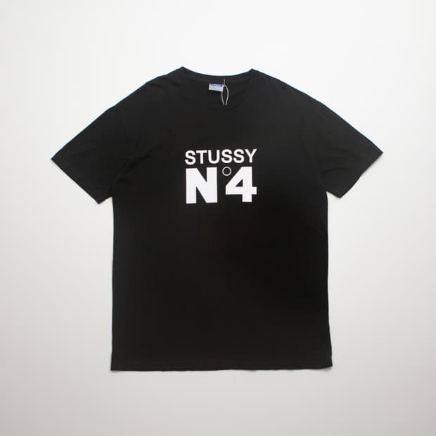 00s Stussy N4 티셔츠 블랙