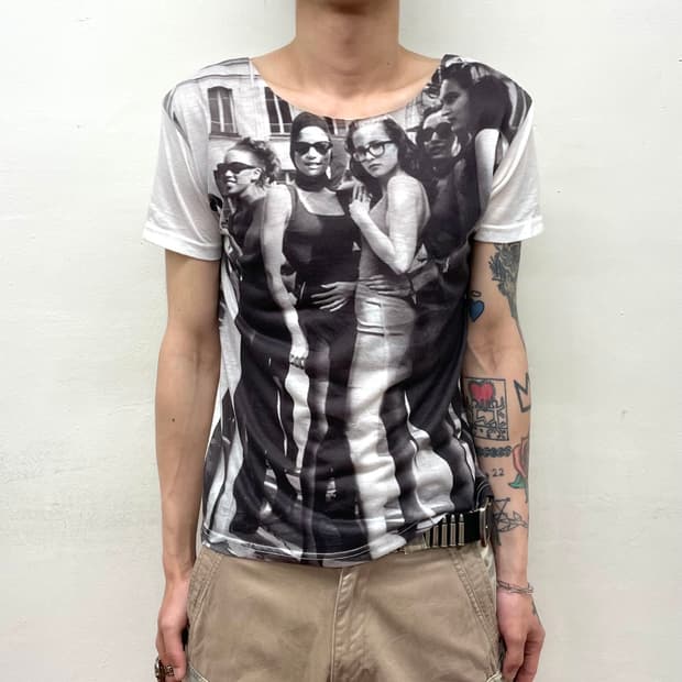 Retro Girl Printed T-Shirt