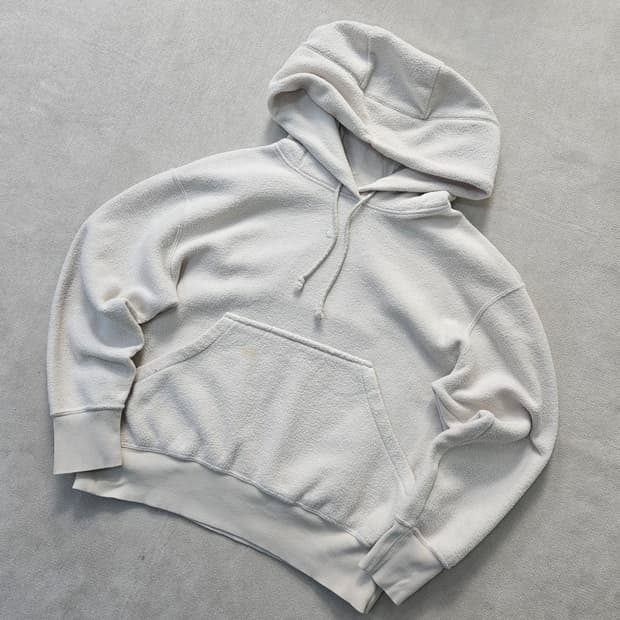 S 나이키 여성 화이트 플리스 후드티 0331Y