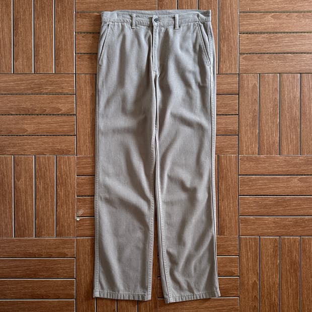 Beams wool cotton pants